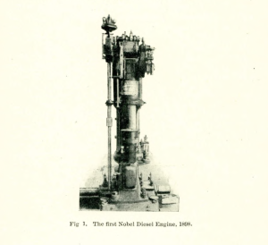(1898) Fig 1. The first Nobel Diesel Engine